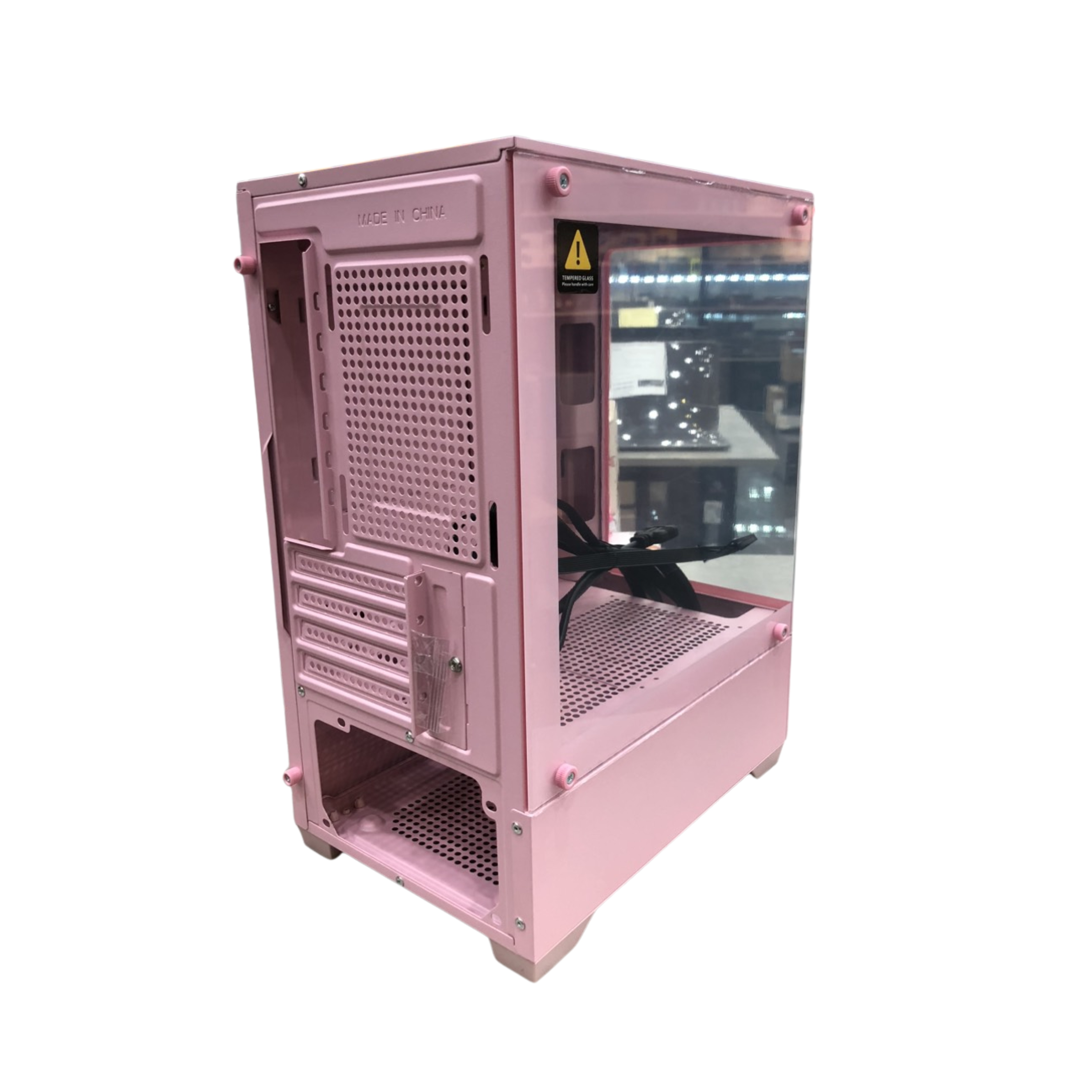 Vỏ case máy tính màu hồng  Aqual X3